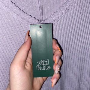 NWT Wild fable lavender sweater